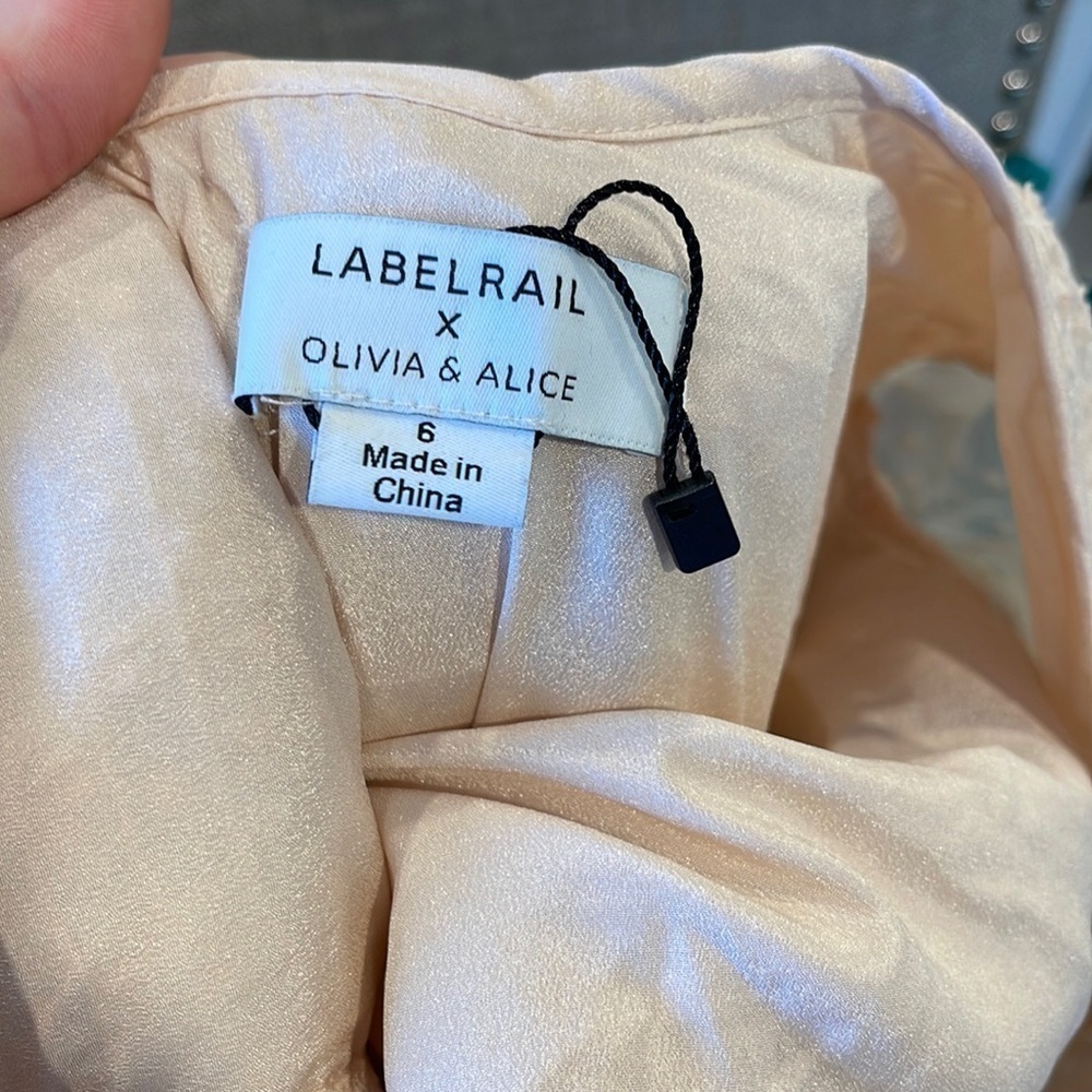 Labelrail x Olivia & Alice mini smock dress size 6 - Picture 4 of 16